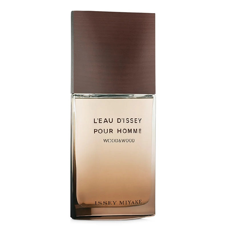Issey Miyake L'Eau D'Issey Pour Homme Wood & Wood perfume bottle on a white background