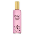 Jovan Black Musk 96ml Eau de Cologne bottle showcasing the classic dark minimalist design.