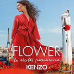 Kenzo Flower Eau de Parfum inspired by poetic beauty, delicate femininity and the symbolic power of the poppy.