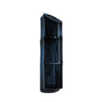A dark translucent plastic bottle with a matching dark cap, shown upright against a plain white background.