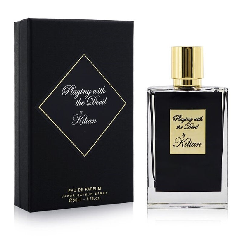 Kilian perfume bottle and packaging on a white background