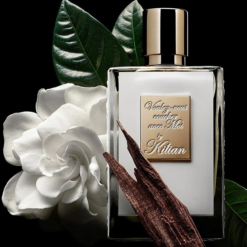 Kilian Voulez-Vous Coucher Avec Moi Eau de Parfum inspired by romance, sensuality and luxurious floral elegance.