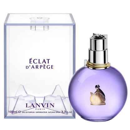 Lanvin Eclat d'Arpege perfume bottle and packaging on a white background