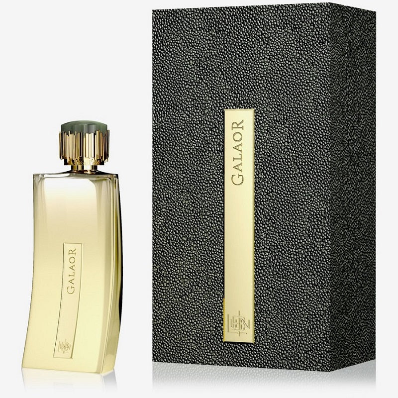 Lubin Galaor 100ml Eau de Parfum bottle and presentation box displayed on a clean white background