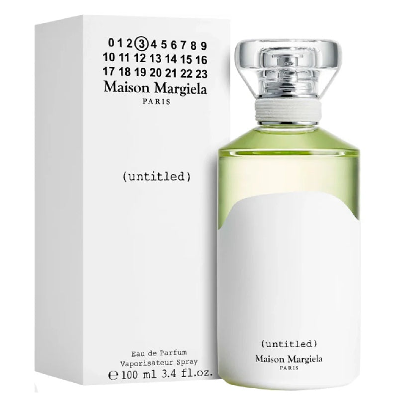 Maison Margiela perfume bottle and packaging on a white background