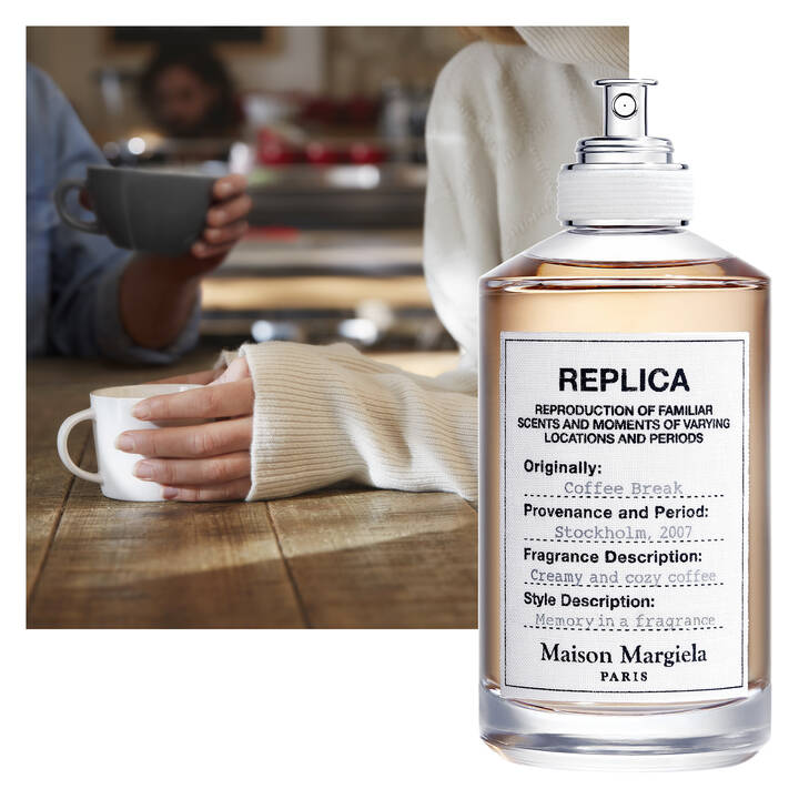 Maison Margiela perfume bottle on a white background.”