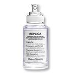 showing bottle of When the rain stops by Maison Margiela commonly known as the replica collection