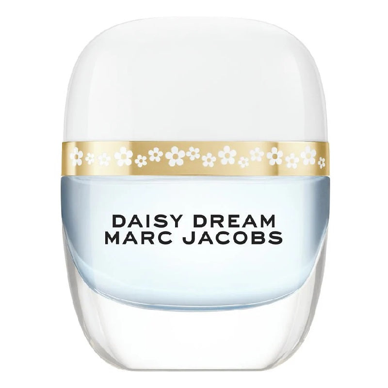 Marc Jacobs Daisy Dream perfume bottle on a white background