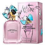 Marc Jacobs Perfect Elixir perfume bottle and packaging on a white background