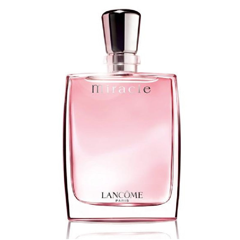 Lancome Miracle perfume bottle on a white background
