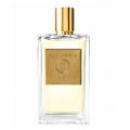 A rectangular glass perfume bottle with pale yellow liquid, a gold cap, and a gold front label reading 'MILENSIR FOR YOUR LOVE', shown on a plain white background.