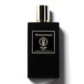 A black bottle of Mizensir Golden Oud Eau de Parfum with a gold-colored cap and label featuring the product name and oriental woody fragrance notes.