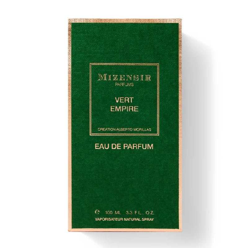 Mizensir Vert Empire 100ml presentation box on a white background.