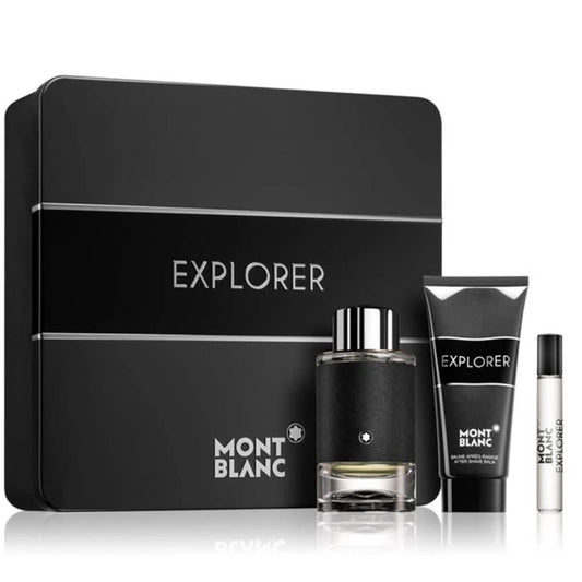 Explorer Men (100ml) 3pc-Gift Set Eau de Parfum by Mont Blanc