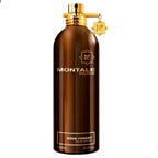 A bottle of Montale Aoud Forest Eau de Parfum with a dark tinted glass and a gold cap.