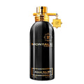 A black bottle of Montale Aqua Palma Eau de Parfum with a gold cap and a label featuring the product name and brand.