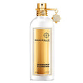A white bottle of Montale Diamond Flowers Eau de Parfum with a gold cap and a charm attached to it. The label has gold accents and the scent name is clearly visible.
