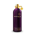 A purple bottle of Montale Intense Cafe Eau de Parfum with a gold cap.