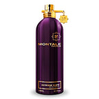 A purple bottle of Montale Intense Cafe Eau de Parfum with a gold cap and Montale branding.