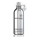 A silver bottle of Montale Musk to Musk Eau de Parfum with a spray nozzle and brand label on the front.