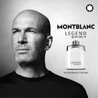 Montblanc Legend Spirit Men 100ml Eau de Toilette lifestyle image inspired by sparkling citrus, cool aquatic freshness, white woods and effortless masculine elegance.