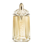 Gold and clear perfume bottle with 'Viktor & Rolf' branding on a white background