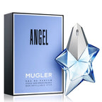Mugler Angel 50ml Eau de Parfum bottle and presentation box on a white background.