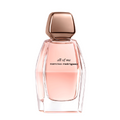 A glass bottle of Narciso All Of Me eau de parfum with a rose gold cap.