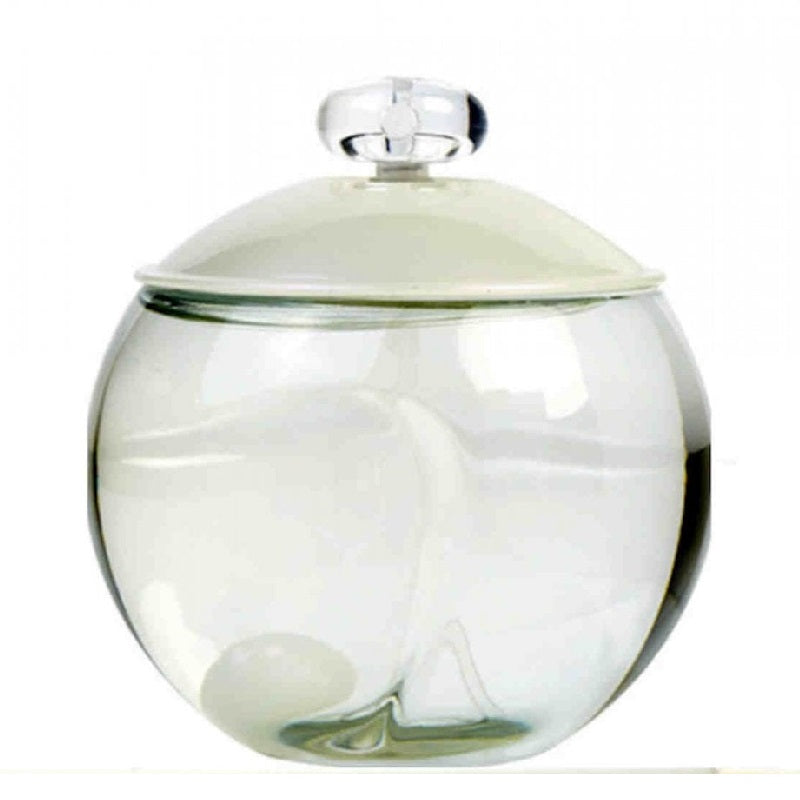 A clear glass bottle of Noa Eau de Toilette by Cacharel with a white cap.