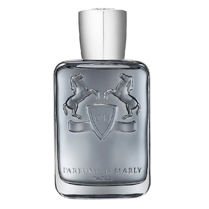 Bottle Image, Castley 125 ml Eau de Parfum bottle by Parfums de Marly – elegant flacon with silver detailing symbolising luxury, femininity, and modern grace.