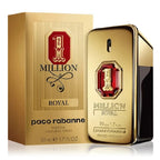 Paco Rabanne 1 Million Royal perfume bottle and packaging on a white background