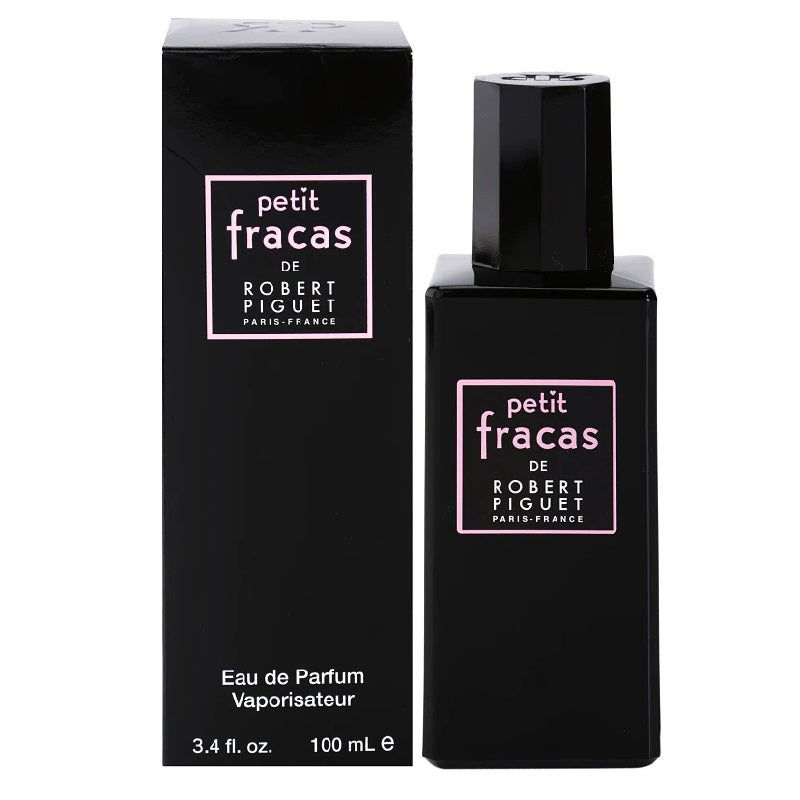 Pack Image: Robert Piguet Petit Fracas 100ml Eau de Parfum bottle and presentation box on a white background.