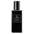 A black bottle of V Intense Eau de Parfum by Robert Piguet with a simple label design.