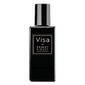 A black bottle of Visa perfume by Robert Piguet with a white label displaying the product name and brand.