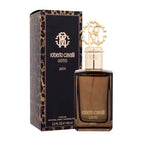 Roberto Cavalli Uomo perfume bottle and packaging on a white background
