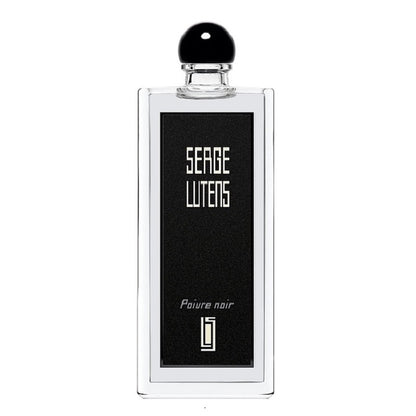 Bottle Image Poivre Noir, 50 ml Eau de Parfum bottle by Serge Lutens – sleek black flacon reflecting intensity, precision, and refined masculinity.