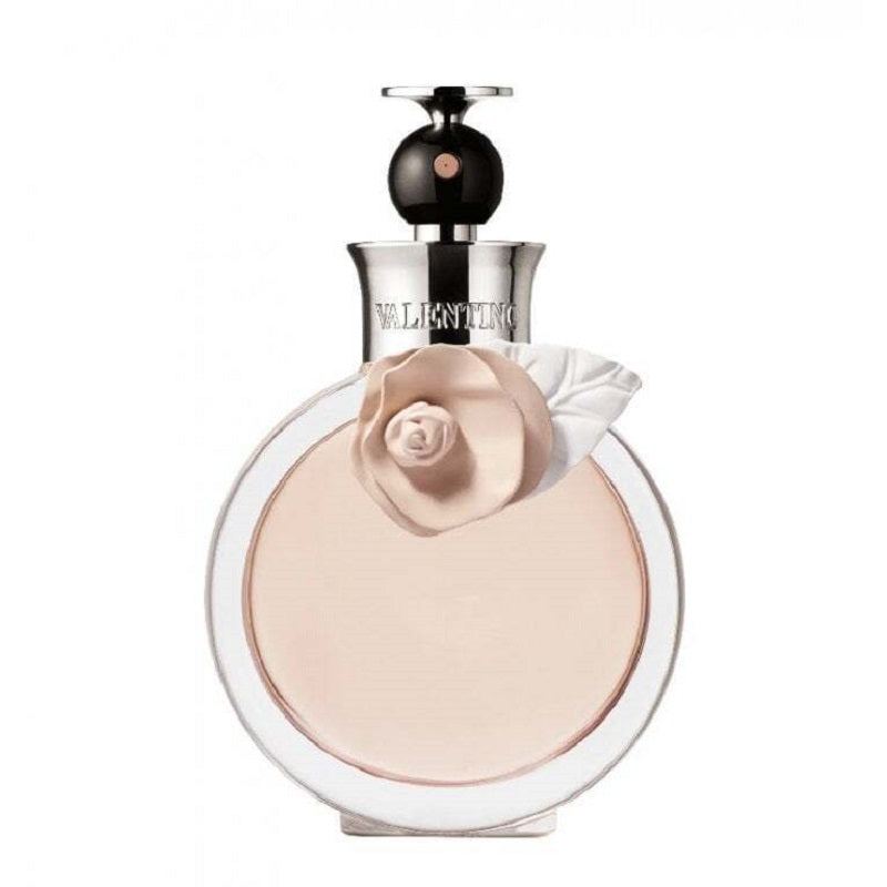 A bottle of Valentina Eau de Parfum by Valentino with a floral design on the label.