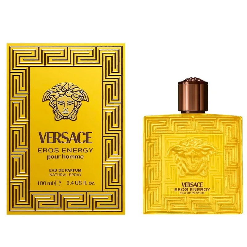 Versace Eros Energy perfume packaging on a white background