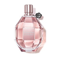Viktor & Rolf Flowerbomb perfume bottle on a white background