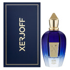 Xerjoff perfume bottle and packaging on a white background