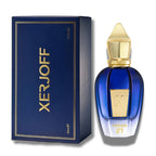 Xerjoff perfume bottle and packaging on a white background