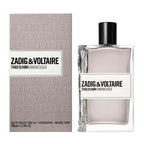 Zadig & Voltaire cologne bottle and packaging on a white background