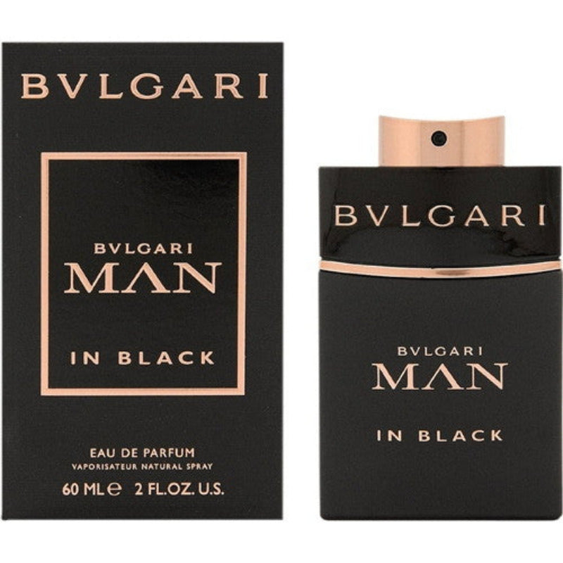 Bvlgari Man In Black Eau de Parfum, packaging and bottle, 60ml.
