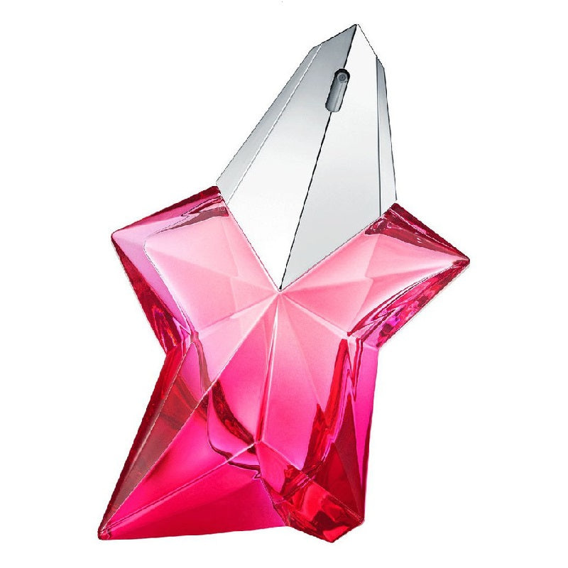 A pink, star-shaped bottle of Angel Nova Eau de Parfum by Mugler.