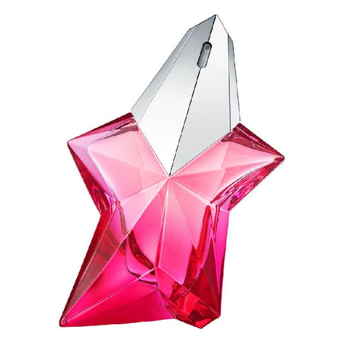 A pink, star-shaped bottle of Angel Nova Eau de Parfum by Mugler.
