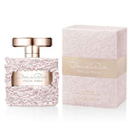 Oscar Bella Rosa 100ml Eau de Parfum by Oscar De La Renta, with a pink bottle and gold details, alongside its packaging.